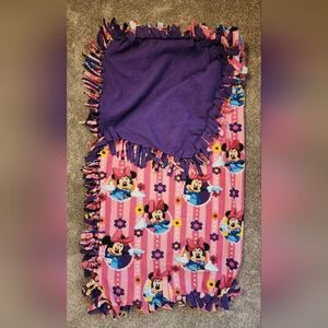Pink and Purple Minnie Mouse Fleece Blanket/Sleeping Bag